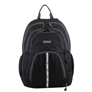 Eastsport Unisex Rally Sport 2.0 Backpack Black Water Bottle Pockets NWT